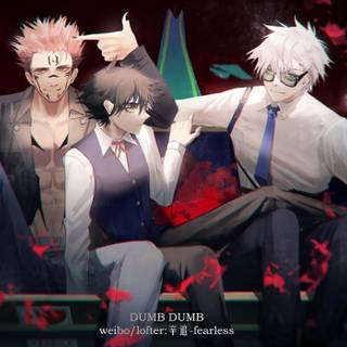 Gojo and Yuji wallpaper