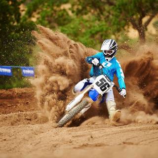 Dirt bike racing wallpaper