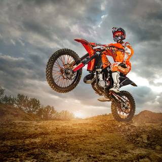 Dirt bike racing wallpaper