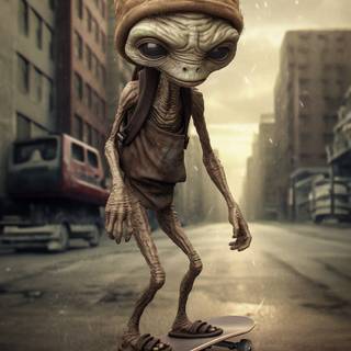 Paul the alien wallpaper