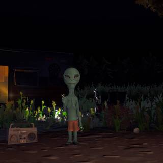 Paul the alien wallpaper