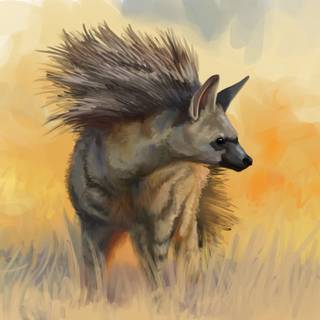 Aardwolf wallpaper