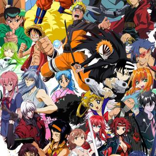 Anime all together wallpaper