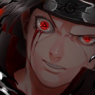 Itachi eyes 4k wallpaper