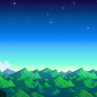Stardew Valley mountains wallpaper