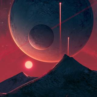 Dark planets 4k wallpaper