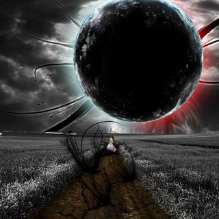 Dark planets 4k wallpaper