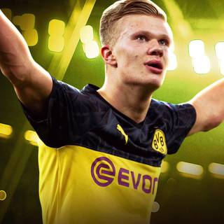 Haaland phone wallpaper