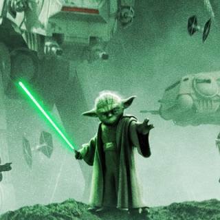 Star Wars Yoda 4k wallpaper