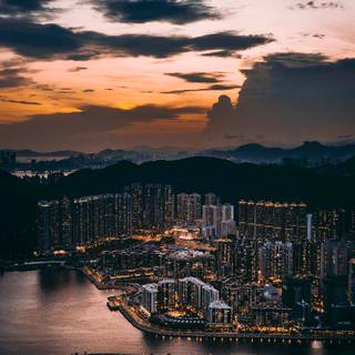 City iPad 4k wallpaper