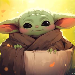 Baby Yoda 2024 wallpaper