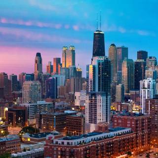 City iPad 4k wallpaper