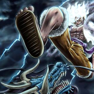 Luffy Gear 5 PC 4k wallpaper