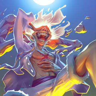 Luffy Gear 5 PC 4k wallpaper