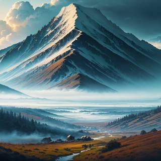 4k mountain art wallpaper