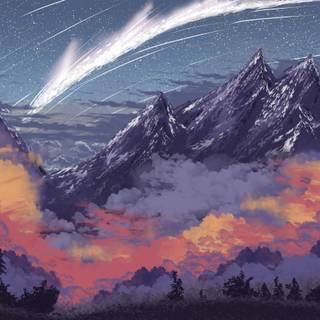 4k mountain art wallpaper