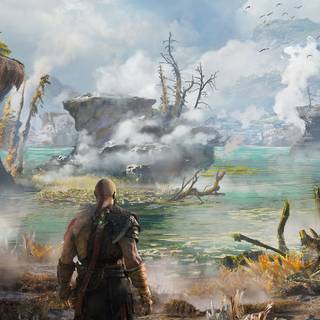 God of War 4k phone wallpaper