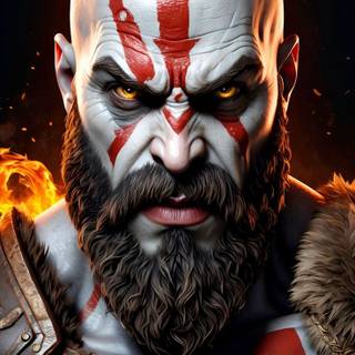 God of War 4k phone wallpaper