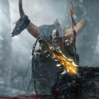 God of War 4k laptop wallpaper