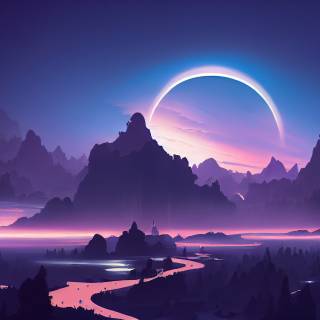 4k mountain art wallpaper