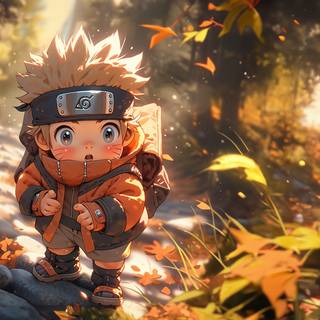 Cute autumn aesthetic anime wallpaper