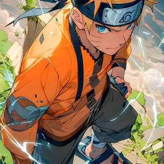 Cool orange ninja wallpaper