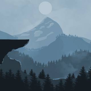 4k mountain art wallpaper