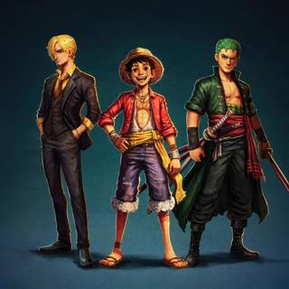 Zoro and Luffy 4k wallpaper