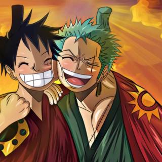 Happy Luffy wallpaper