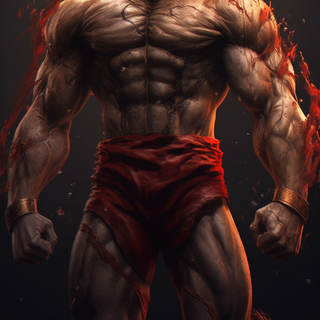 Yujiro Hanma 4k iPhone wallpaper