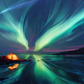 Nothern Lights 4k wallpaper