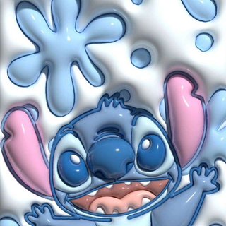 Stitch 3D wallpaper