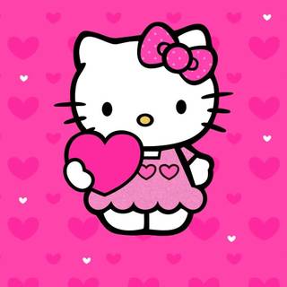 Hello Kitty and Stitch wallpaper