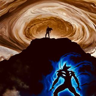 Garou vs Saitama wallpaper