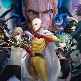 Garou vs Saitama wallpaper