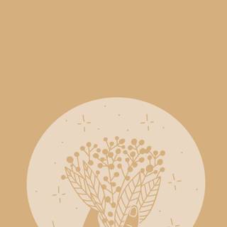 Aesthetic productive iPhone wallpaper