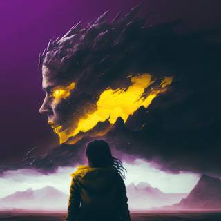 AI girl desktop wallpaper