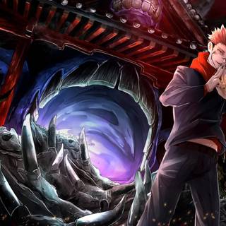 Sukuna HD desktop wallpaper