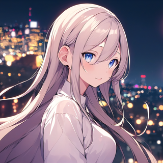 AI girl desktop wallpaper