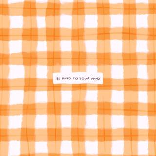 Orange computer aesthetic wallpaper