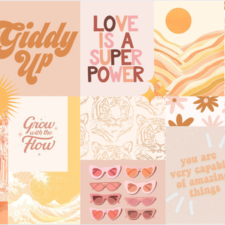 Orange computer aesthetic wallpaper