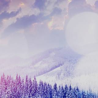 Cute aesthetic winter laptop wallpaper