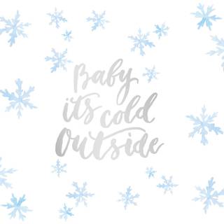 Cute aesthetic winter laptop wallpaper