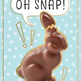 Easter bunny chocolate wallpaper