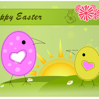 Funny Happy Easter wallpaper