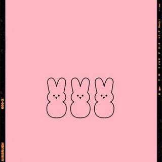 Preppy Easter iPhone wallpaper