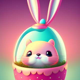 Easter cute 4k wallpaper