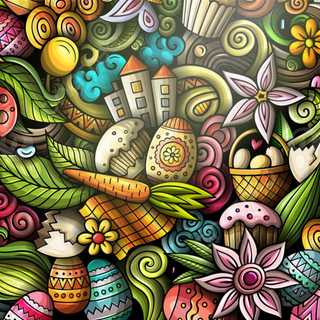 Easter horizontal wallpaper