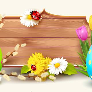 Horizontal Easter wallpaper