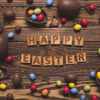 Easter cute 4k wallpaper